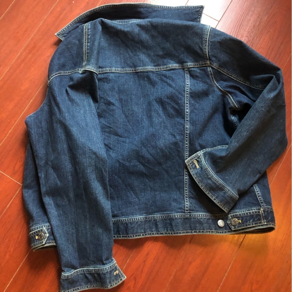 Talbots Size 2XP Denim Jean Jacket - Picture 6 of 12